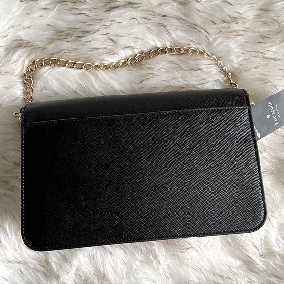 Kate Spade black flap crossbody - Picture 7 of 9